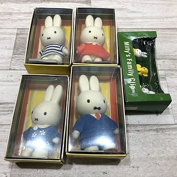 【レア】ミッフィー　ブルーナ　リトルコレクション　セキグチ　Dick Bruna Amazon | 4体セット ミッフィー Dick Bruna LITTLE COLLECTION